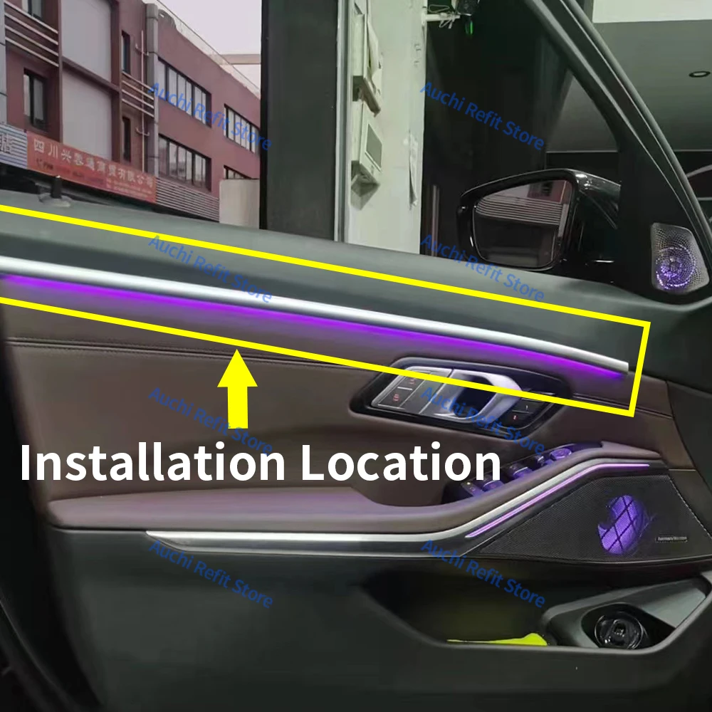 Luz ambiental mejorada Original, 11 colores, para BMW G20 M3, nueva Serie 3, atmósfera Interior de puerta de coche, luz decorativa LED, reajuste