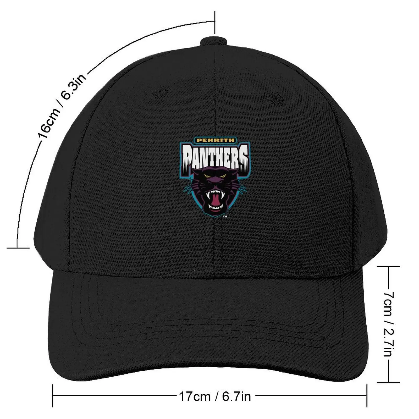 penrith city team logo Baseball Cap Hat Baseball Cap hard hat Anime Hat Big Size Golf Men Women's