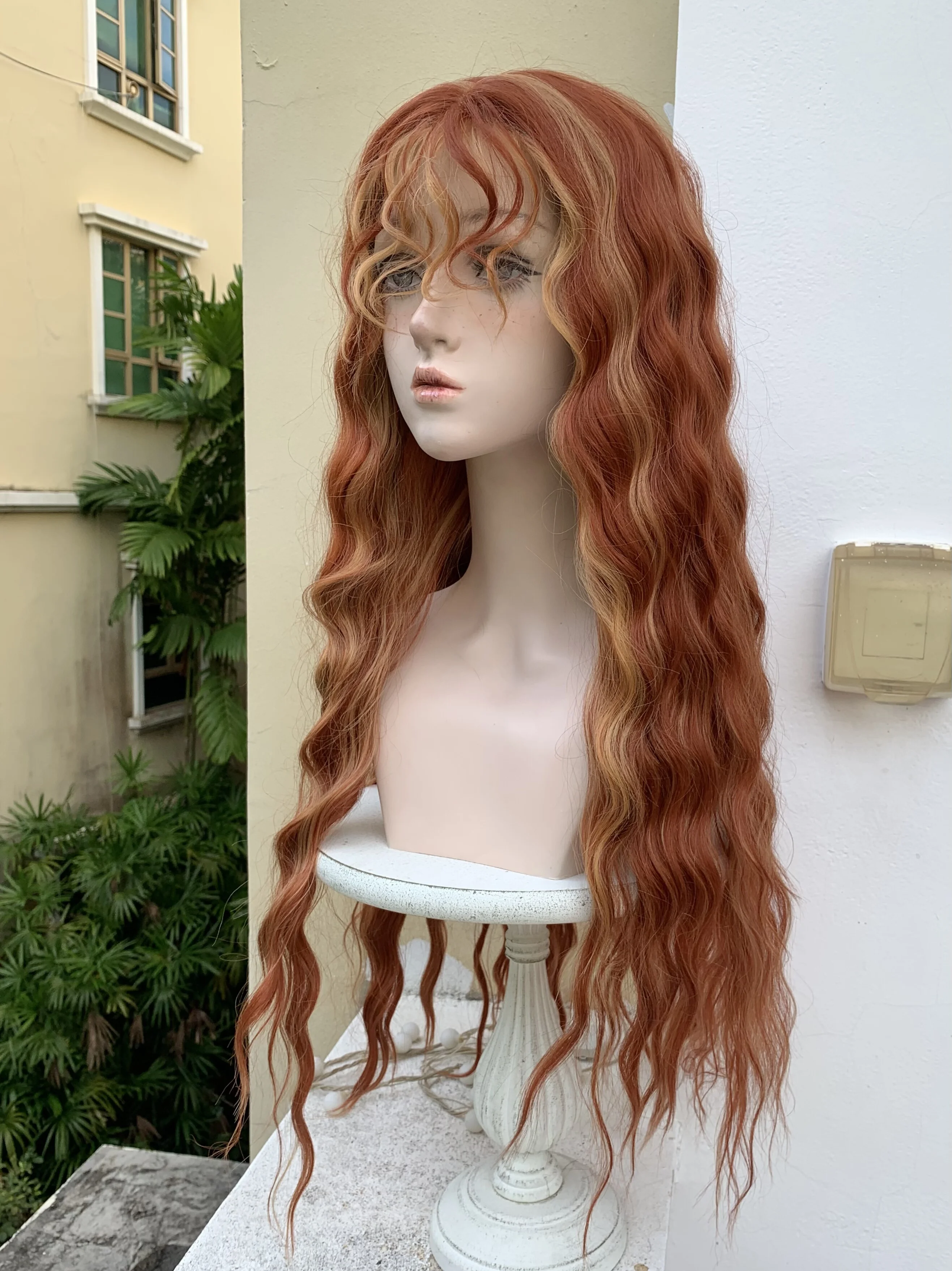 Women's Long Curly Wig Realistic Wigs