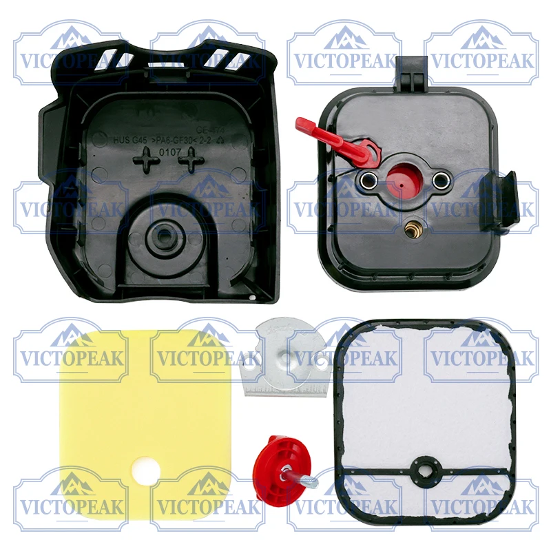 Filtro dell'aria per decespugliatore con filtro in cotone a doppio strato per un'effetto di filtraggio eccellente per G45 36F 40-5 44-5 330 430 520