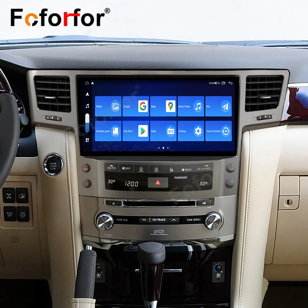 

12,5 ''QLED Android радио для Lexus LX570 2007-2015 кондиционер воздуха мультимедиа автомобиль GPS навигация авто стерео головное устройство Carplay