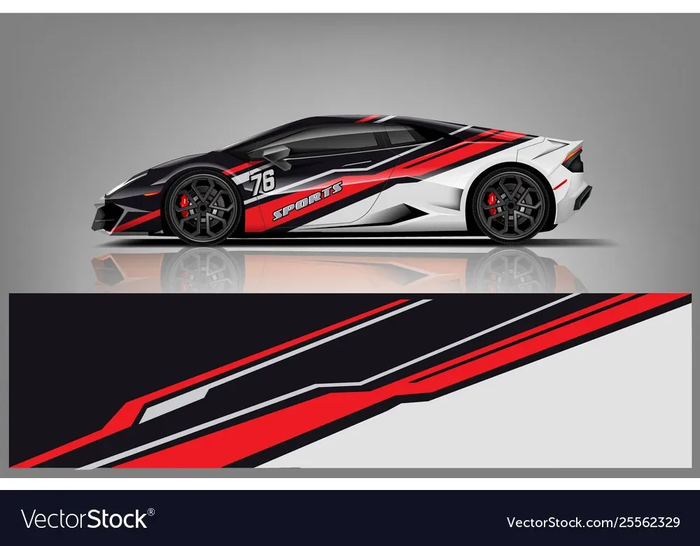 

Racing Decal Car Graphic Decal Full Body Racing Vinyl Wrap Car Full Wrap Sticker Decorative Car Decal Length 400cm Width 100cm