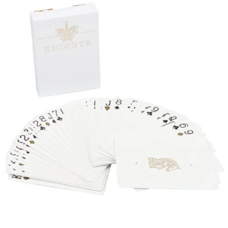 Ellusionist White Knights Playing Cards Poker Size Deck By Daniel Madison Magic Cards New Sealed Magic Tricks Props for Magician