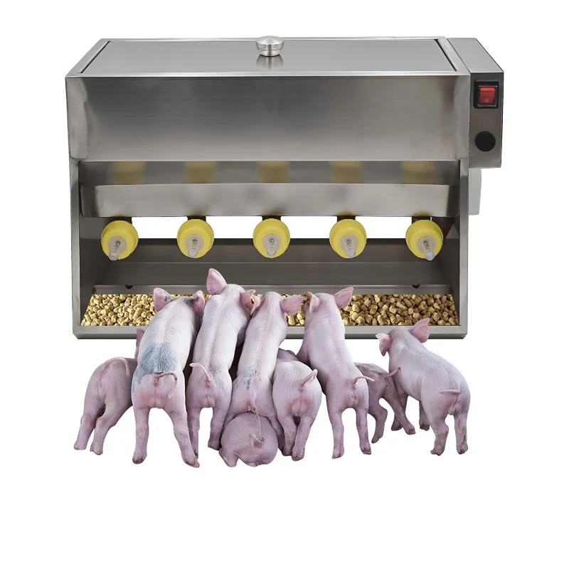 

For Stainless Steel 15L/20L Double-side Constant Temperature Pig Nursing Machine Pig Feeder Automatic Piglet Milk Feeder Pacifie