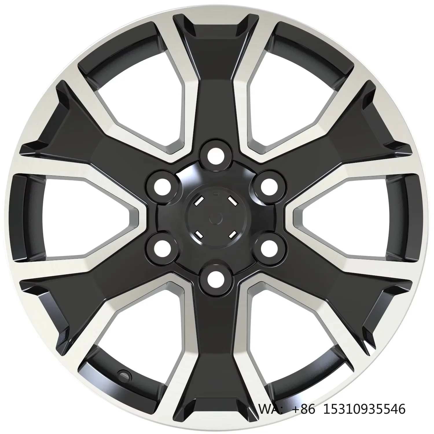 17x7.5 Inch Impact Tested Flow Form Alloy Wheels Multi Vehicle Fit Passenger Pickup Truck Rims