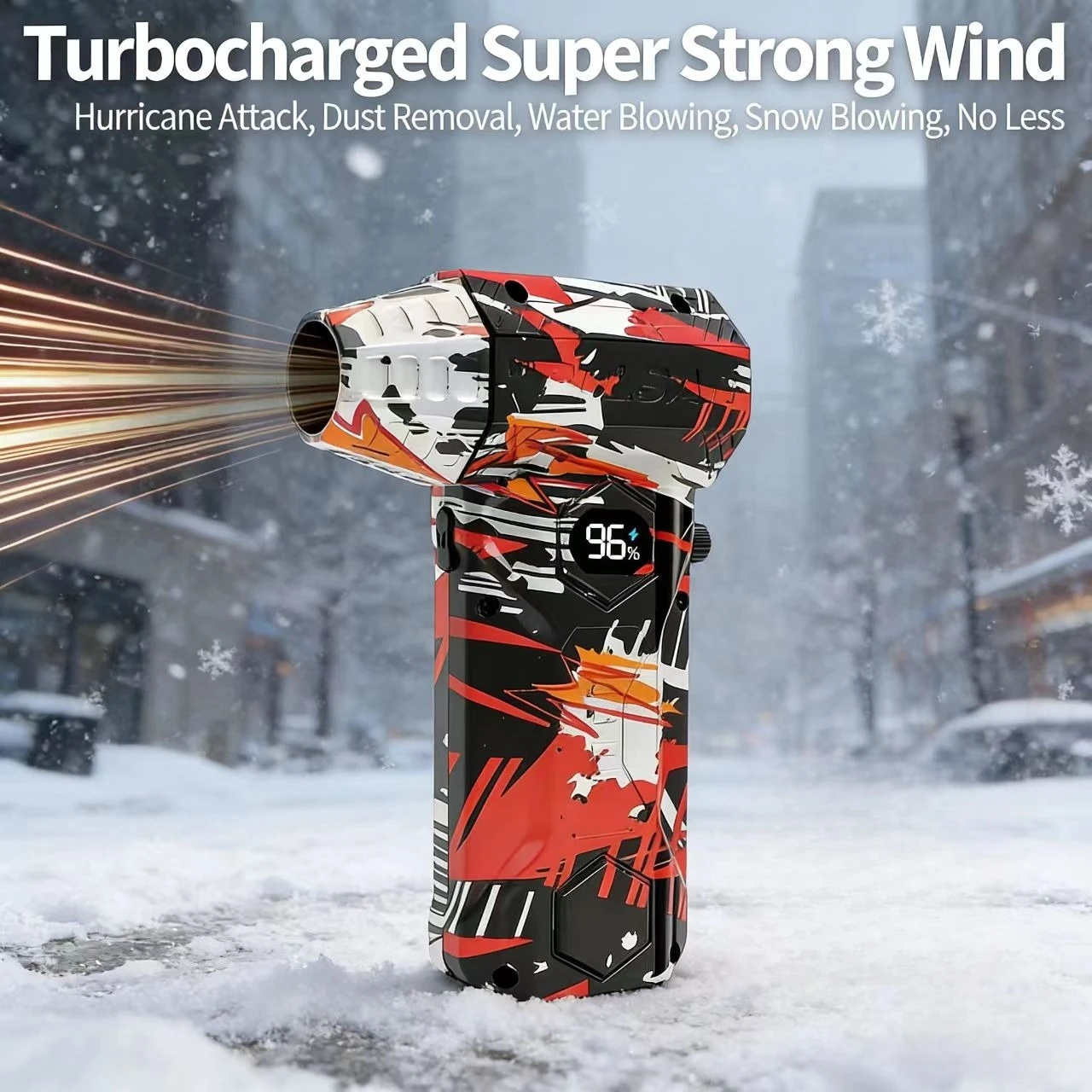 

L11 Powerful Air Blower 450000RPM Brushless Fan Vacuum Dust Cleaner 53m/s Turbo Jet Blower Type-C Fast Charging