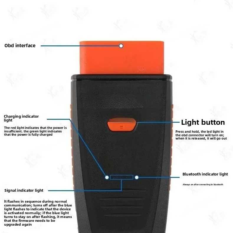 2nd Matching Instrument Built-in CANFD Compatible with Mobile Phone Connection Automotive Repair Diagnostic Programming Device