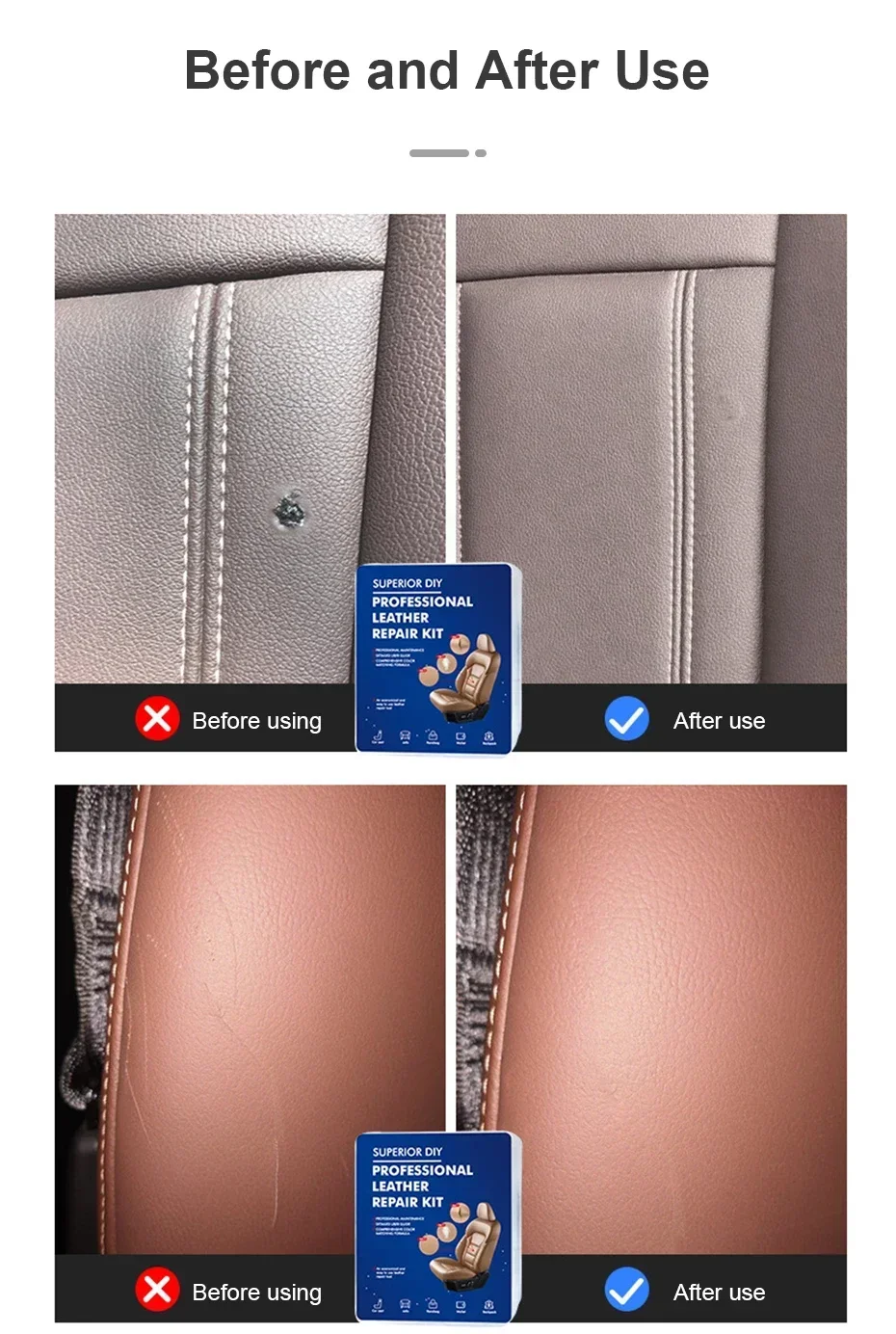 Liquid Leather Repair Kit Image 3