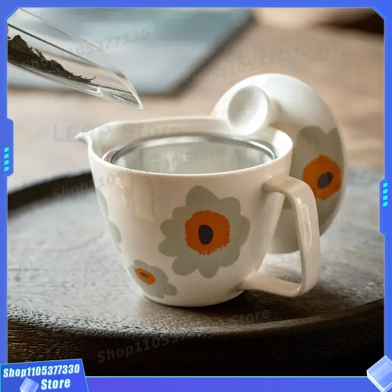 Exquisite Ceramic Kung Fu Tea Set with One Pot and Two Cups High End Accessories for Traditional Chinese Tea Ceremony