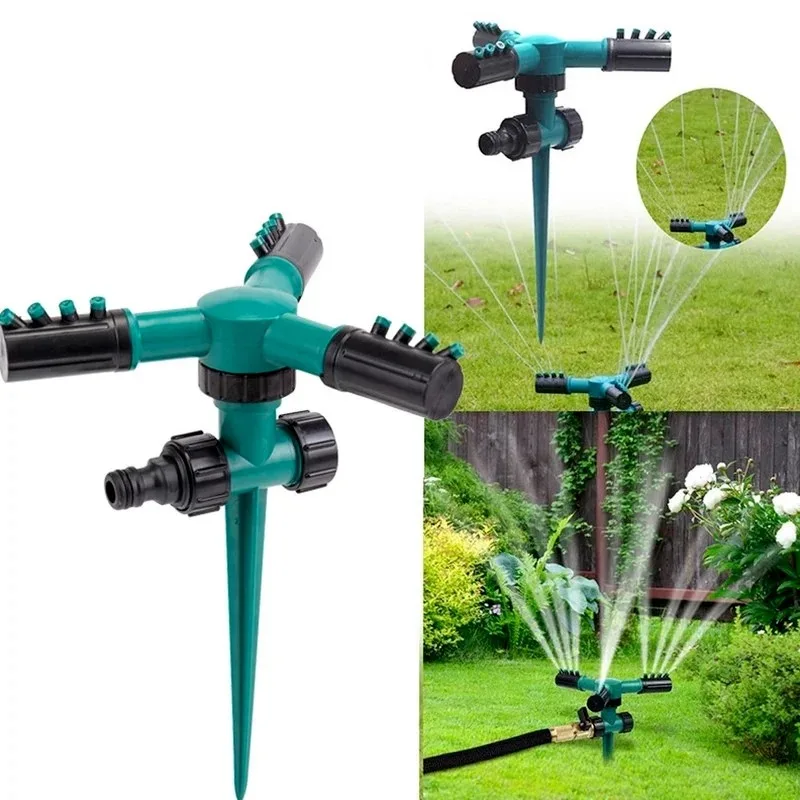 

New ABS Sprinkler Nozzle 360 Degree Rotating Water Spray Garden Lawn Automatic Sprinkler Agriculture Watering Irrigation system