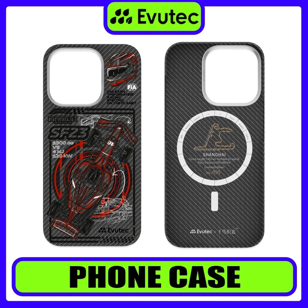 

Evutec Track King k External MagSafe Magnetic Case For IPhone15Pro/ProMax Half Pack Kevlar Carbon Fiber Protective Case To Man