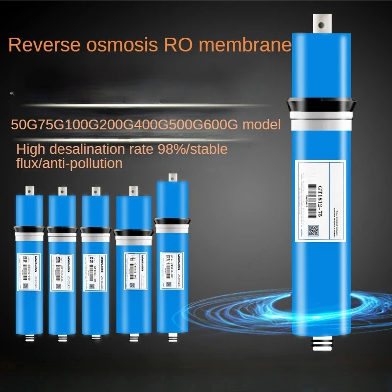 Home Kitchen Reverse Osmosis RO Membrane Replacement Water System Filter Purifier Water Drinking Treatment 50/75/100/125GPD