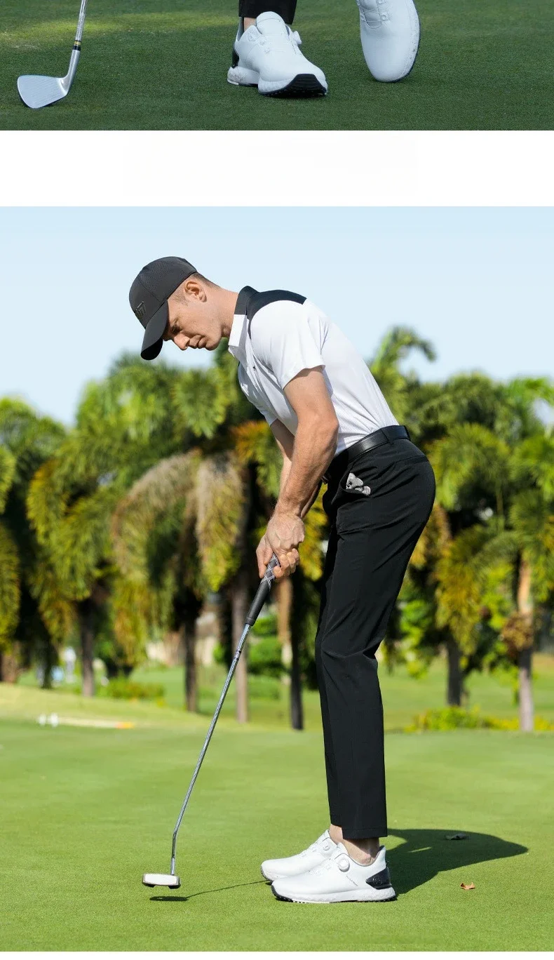 PGM Herren Golfhose Frühling/Sommer Sporthose mit elastischem Gürtel KUZ200 – Detail 16