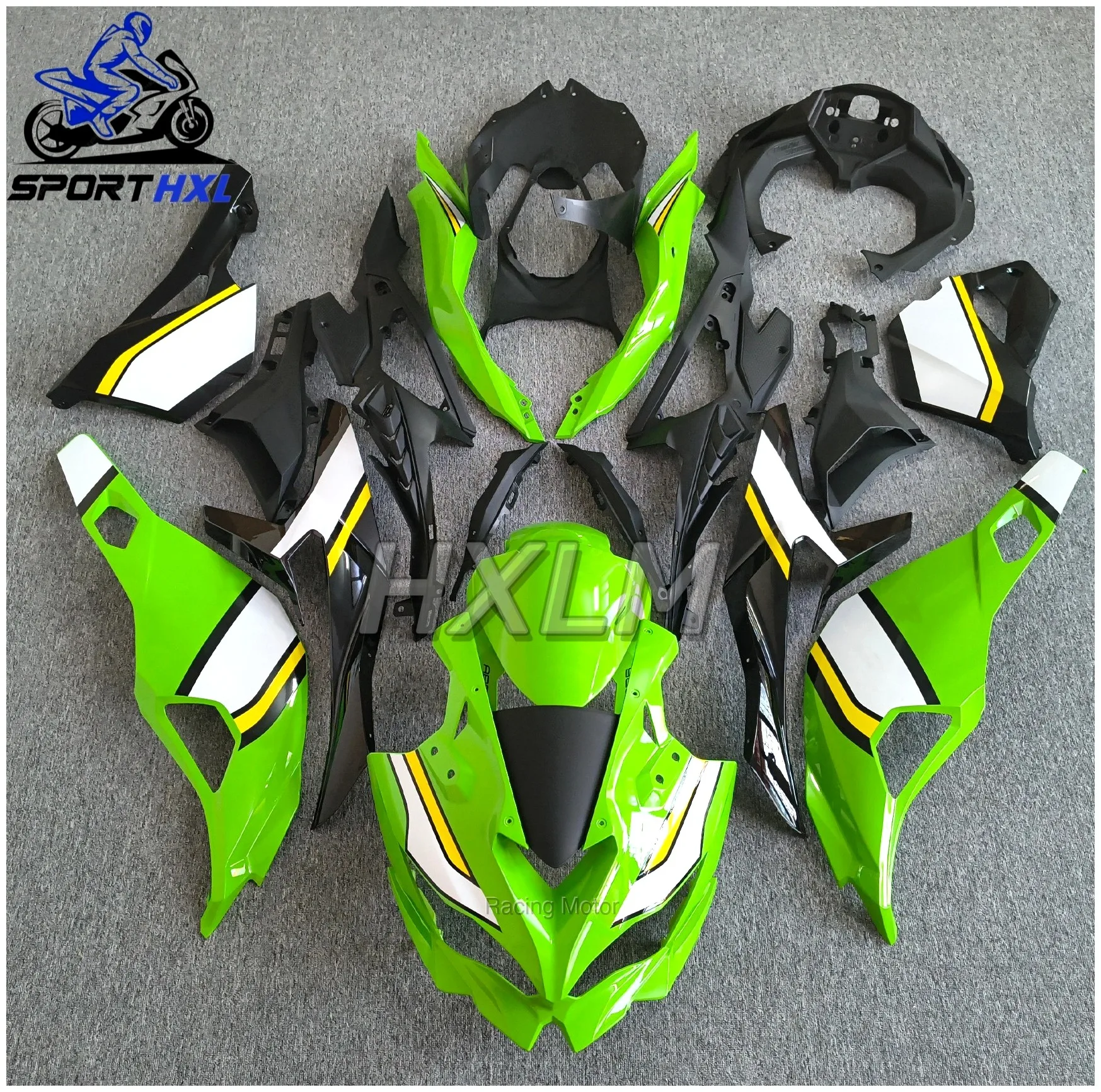 High Quality Motorcycle Fairing Kit Fit For ZX-25R 19- 24 year ZX-4R 4RR Glossy Silver Fairings | Racing Motor Store
