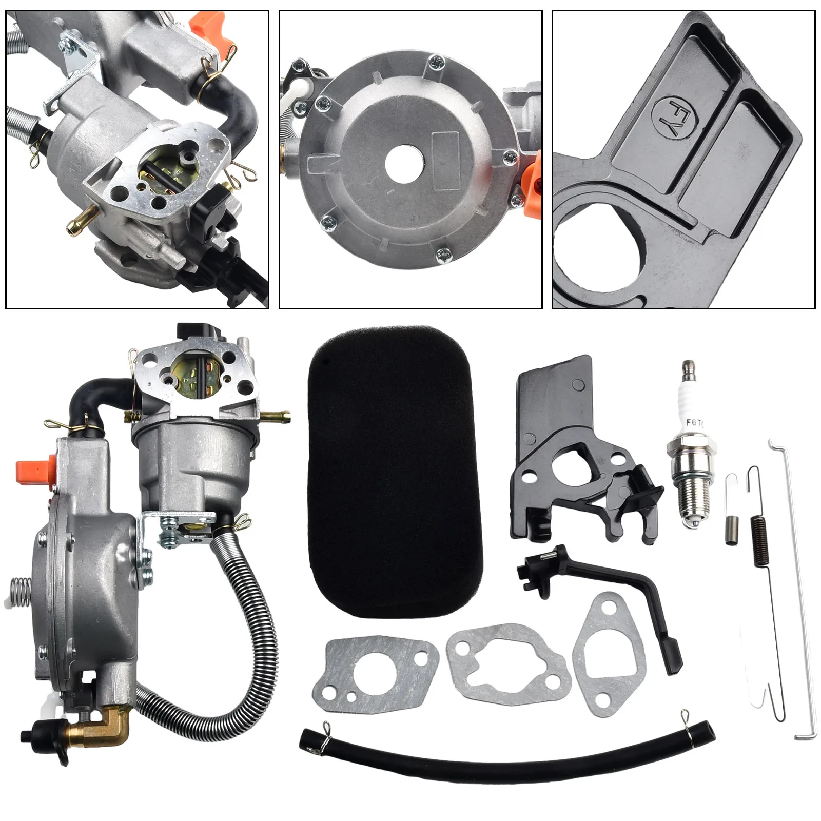Dual Fuel Carburetor Switch Handle With 2 Springs Dual Fuel Carburetor Kit For U-S Propane Generators Insulator