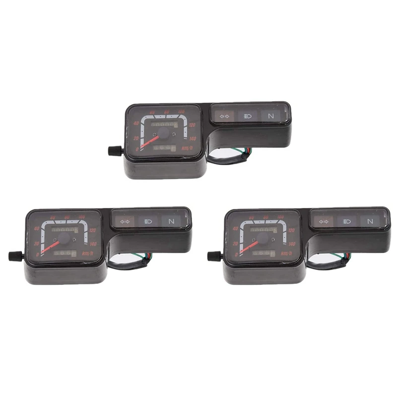 3X Motorcycle LCD Digital Speedometer Tachometer Odometer Gauge For Honda XR250 CRM250 BAJA250