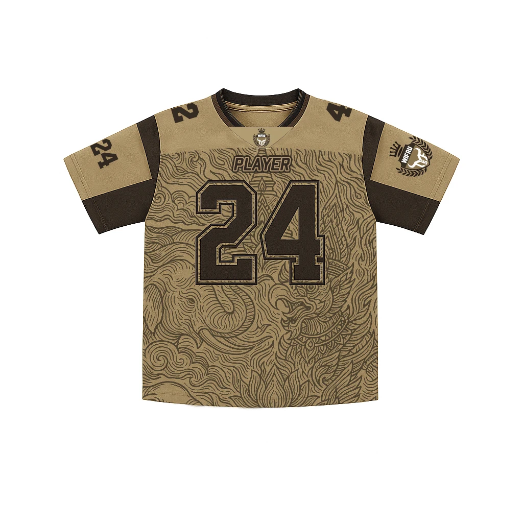 Tailandia Totem Mythical Beast Jersey WIFRU T-shirt fitness unisex estiva traspirante ad asciugatura rapida T-shirt con zecca personalizzabile