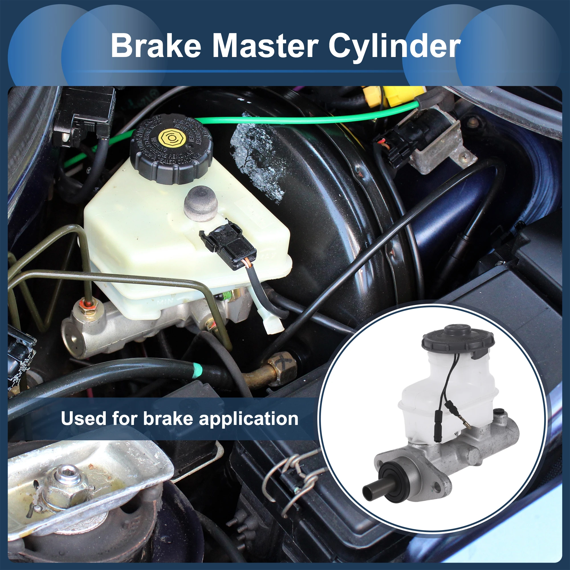 

UXCELL Brake Master Cylinder with Reservoir No.46100S10A51 for Honda CR-V 1998