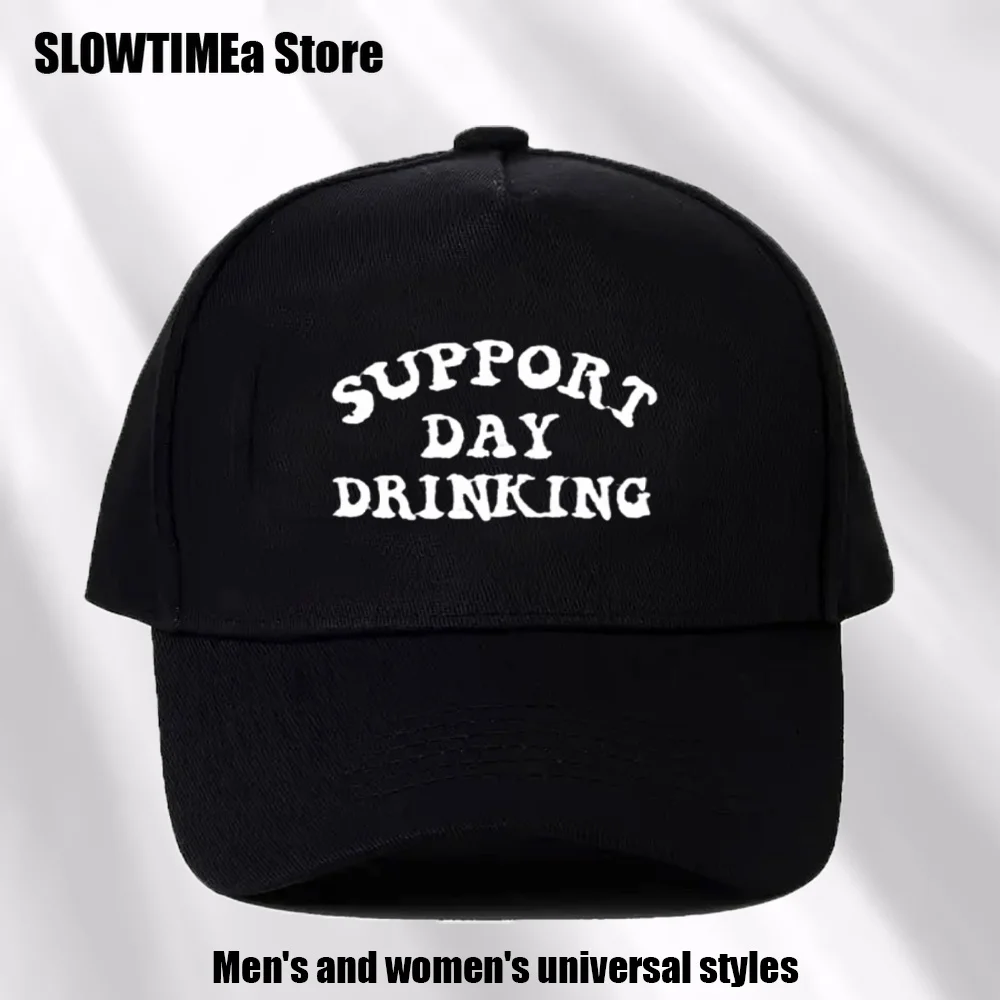 1pc Support Day Drinking Hat, Outdoor DAD Hats, Street Style Outdoor Travel Hat, Adjustable Style Baseball Hat, Men's and Women'