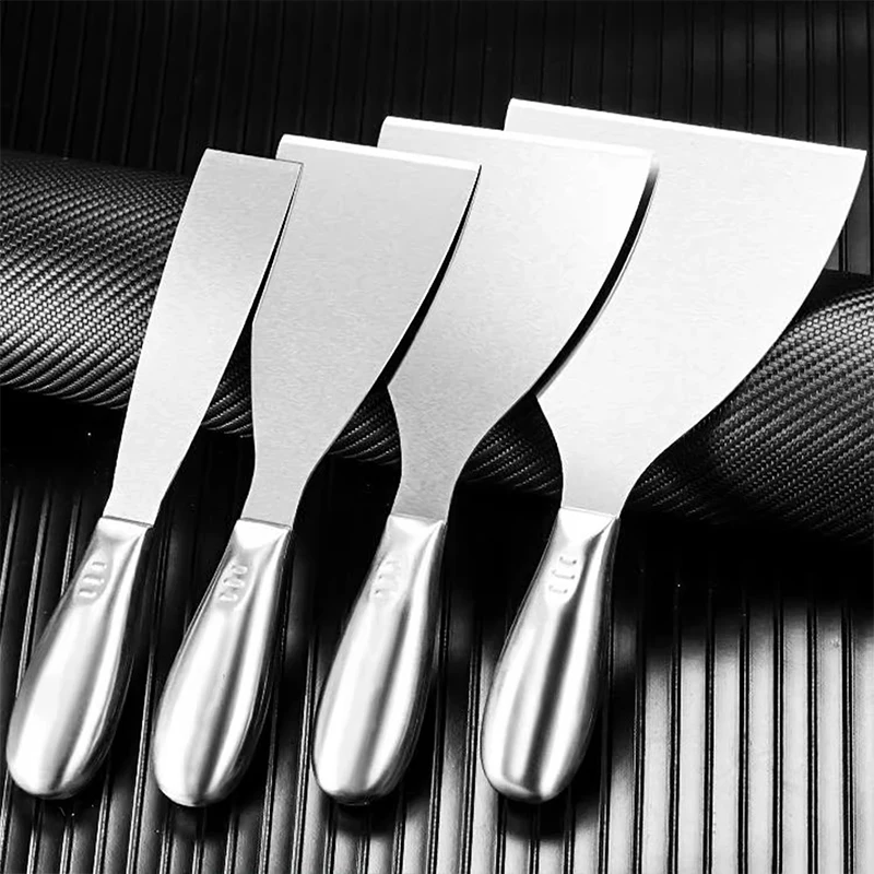 1pcs Drywall Finishing Professional Grade Putty Blade for Scraping Paint Premium Polished All-Stainless Steel Scraper Tool