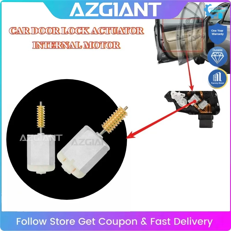 

AZGIANT for 2001-2006 BMW E46 Car Central Door Lock Actuator Motor Replace Upgrade Large Torque Durable Car Accessories