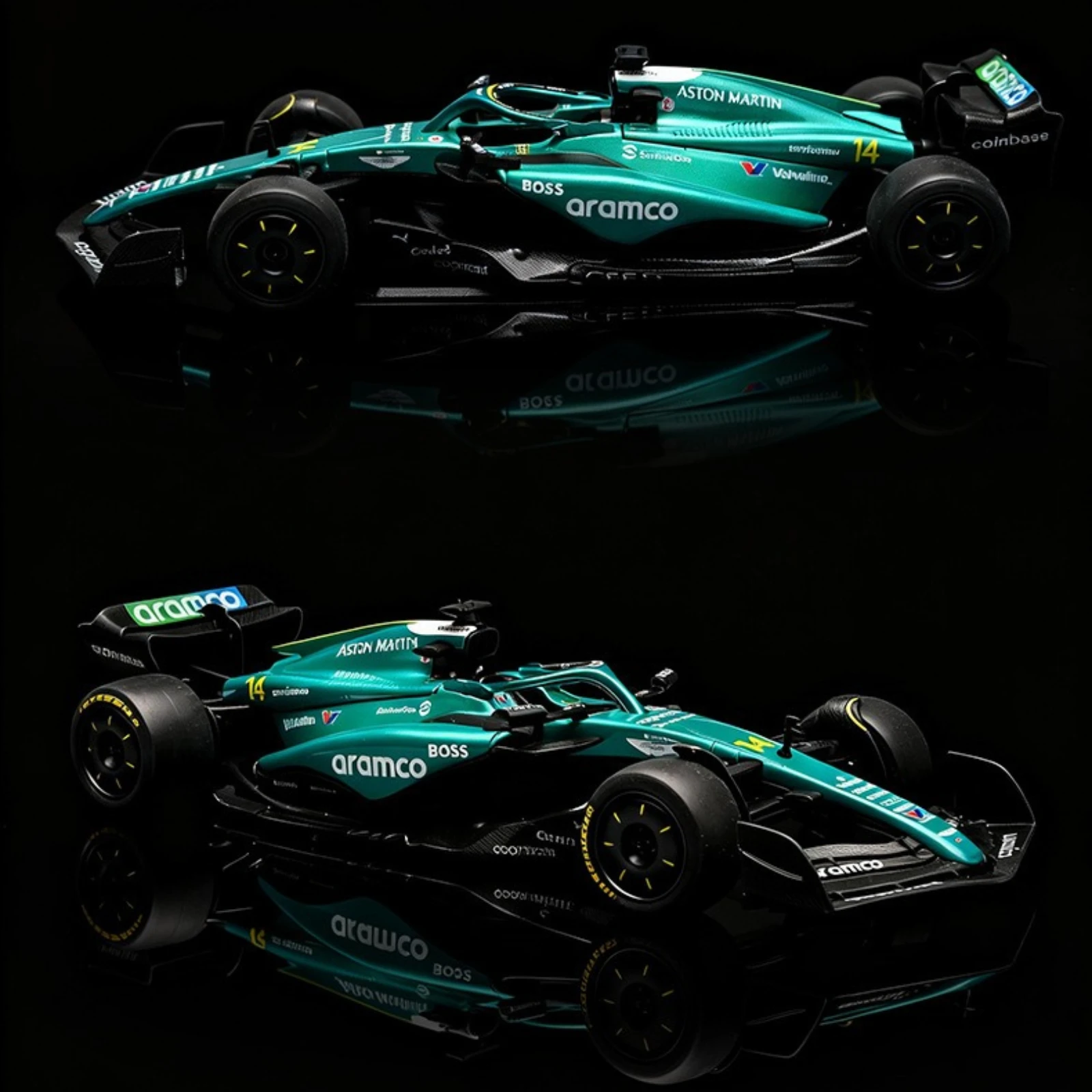 Echte autorisatie 1:24 formule F1 legering automodel simulatie glijdende huisdecoratie ornament