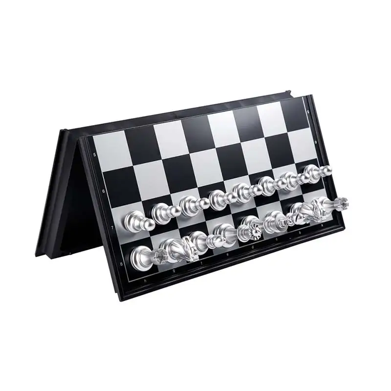 Medieval Chess Set With High Quality Chessboard 32 Gold Silver Chess Pieces Magnetic Board Game Chess Figure Sets Szachy Checker