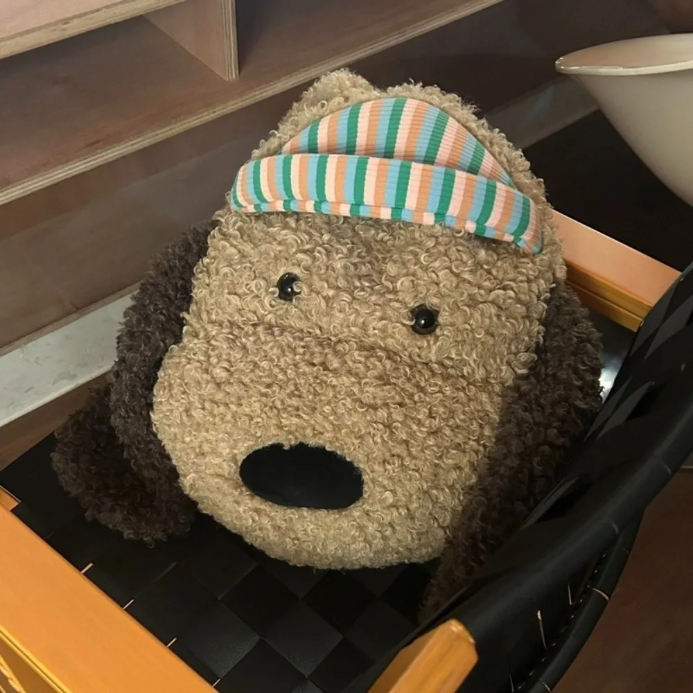 

Креативный универсальный рюкзак с героями мультфильмов, пушистый рюкзак с мягкой собакой, пушистый школьный рюкзак большой вместимости, подарок на день рождения