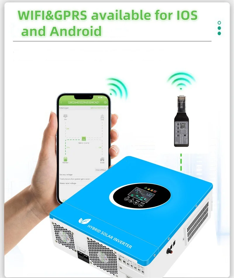 6.2Kva/6.2kw 48v solar inverter 48V 6kw 600W grid-connected solar inverter 6.2kw hybrid solar inverter