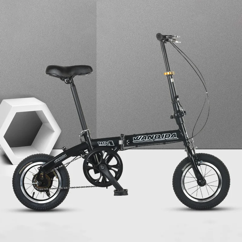 12-inch Mini Installation-free Folding Bicycle For Women Ultra-light And Portable For Adults And Men To Ride A Single Bicycle