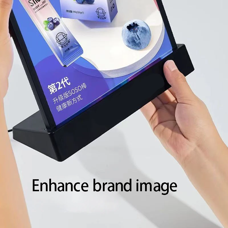 لوحة إعلانات إلكترونية قابلة لإعادة الشحن A4A5 لوحة قائمة إلكترونية لسطح المكتب