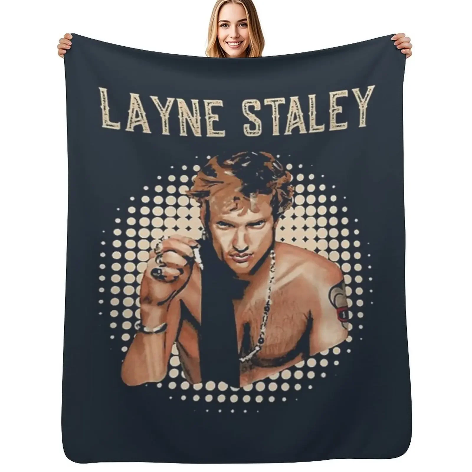 

LAYNE STALEY Throw Blanket Quilt warm for winter Sofa Throw Blanket