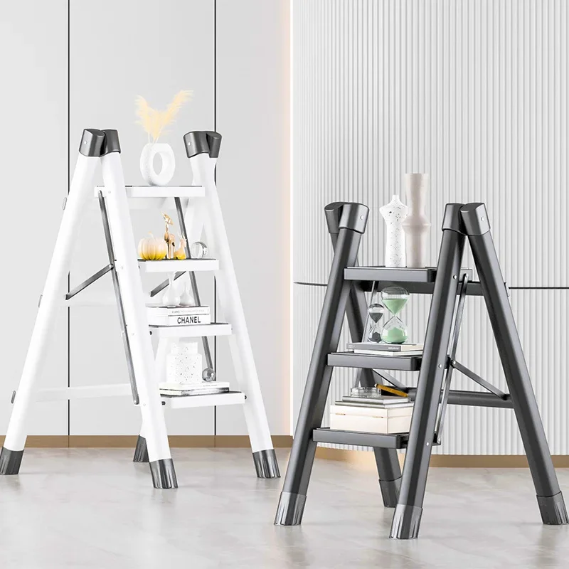 

Household Step Ladder Folding Thickened Herringbone Multi-Function Portable Climbing Ladder Storage Rack Convenient Home Tool