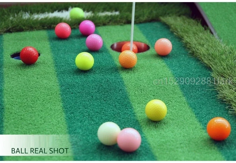 PGM 10PCS Golf Ball Two Piece Sports Ball Professional Practice Double Layer Multi-Color Balls Indoor Outdoor Training Aids