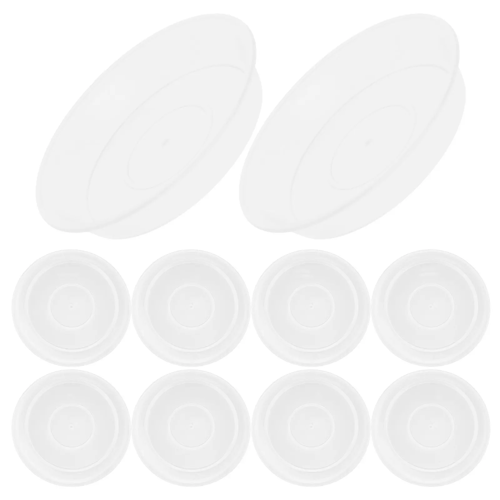 10 pcs Plant Tray Drip Flower Pot Water Planter Saucer Halloween Christmas New Year Plant Pot Tray Plant Water Tray Plastic