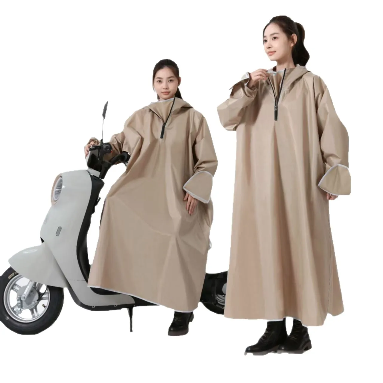Raincoat Electric Vehicle Raincoat Full Body Motorcycle Raincoat Thickened Riot Poncho Electric Bike Long