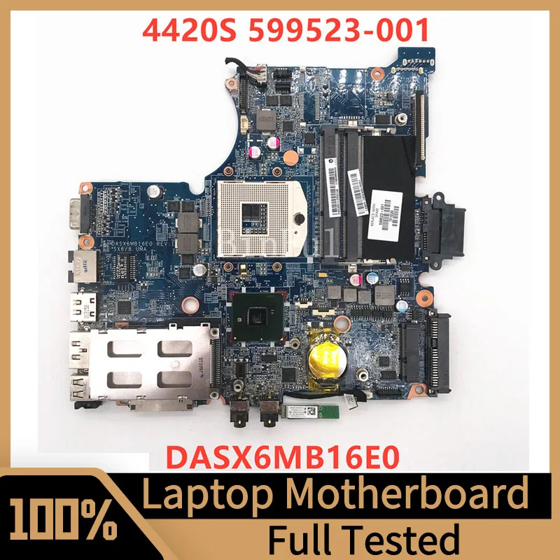 

599523-001 599523-501 599523-601 For HP PROBOOK 4420S Laptop Motherboard DASX6MB16E0 SLGZR HM57 100% Full Tested Working Well