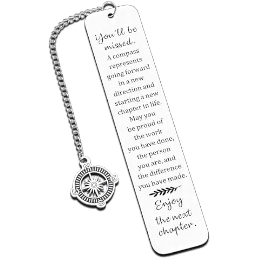 

Coworker Leaving Gifts for WomenFarewell Going Away Goodbye Gifts for Coworker Friends Her Boss Teacher Employee Compass Bookm