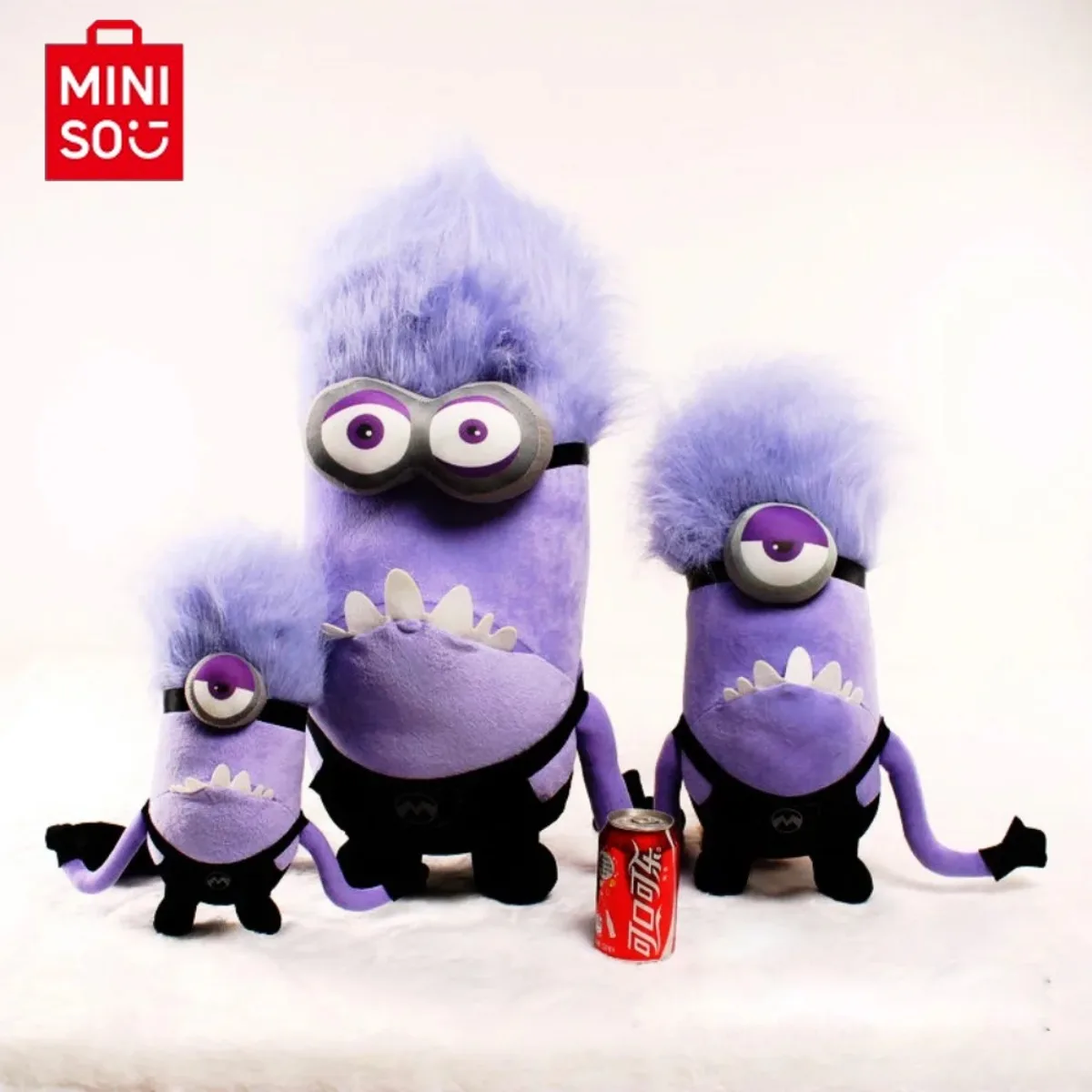 

MINISO Миньон с волосами Mutant версия милая изысканная модная привлекательная плюшевая игрушка кукла мягкая подушка подарок подруге сюрприз