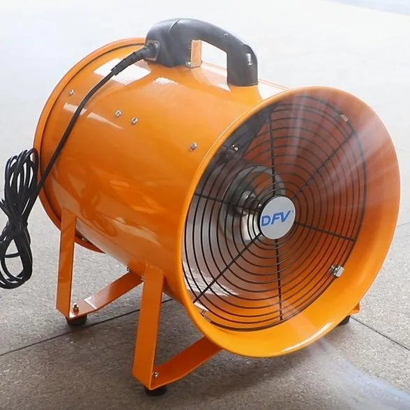 Automation Portable Axial Ventilation Fan 12'' 300mm 2800rpm Marine Industry Fan Duct Blower Ventilation Poultry Equipment