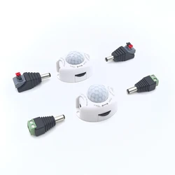 12V Motion Sensor Light Switch 5V DC Activated Timer Automatic Movement Detector ON OFF LED Strip Light PIR Motion Sensor Switch