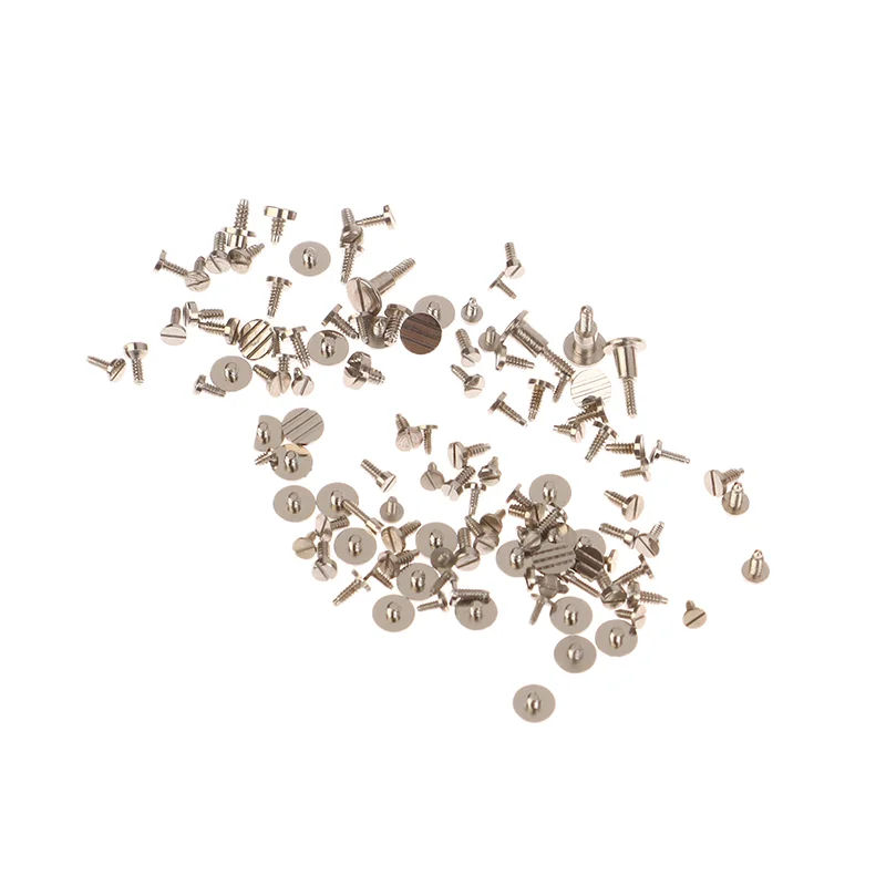 100 Uds. Accesorios para relojes, tornillos para movimientos de relojes, microtornillos varios de precisión, tornillos, enviados al azar en varios tamaños