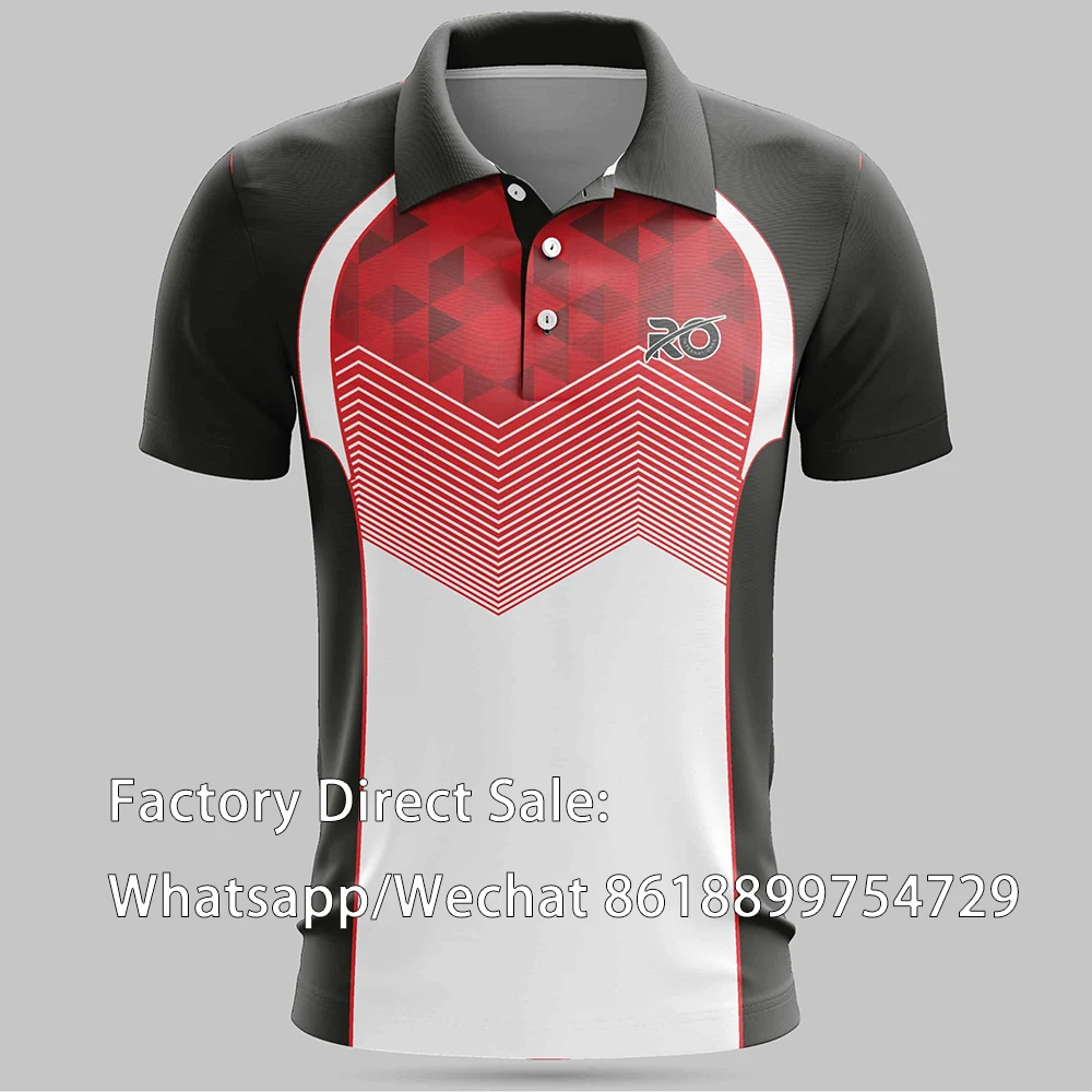 

UPF 50+ T Shirts Men Coach Gear Golf Para Polo Aero Hombre Manga Corta Fishing Tops Badminton Breathable Sports Jersey Football