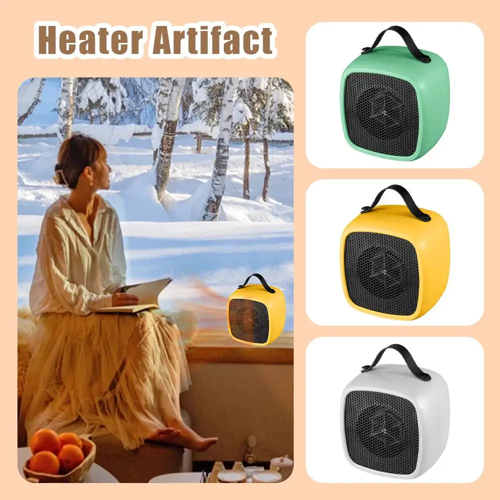 500 واط سطح المكتب سخان الهواء الدافئ المحمولة التدفئة السريعة خفيفة الوزن ترموستات ذكي الحماية من الحرارة الزائدة مكتب المنزلية #2
