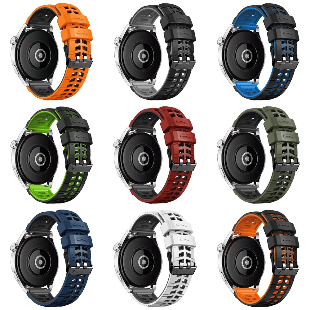 

22mm Sports Silicone Strap For Garmin Forerunner 265 255 Music Bracelets Watchbands For Garmin Vivoactive 4 Venu2 45mm Wristband