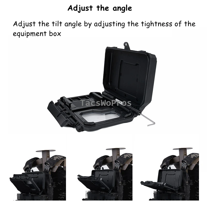 Soporte táctico MOLLE V2 Plus para teléfono – Chaleco caza airsoft - imagen 2