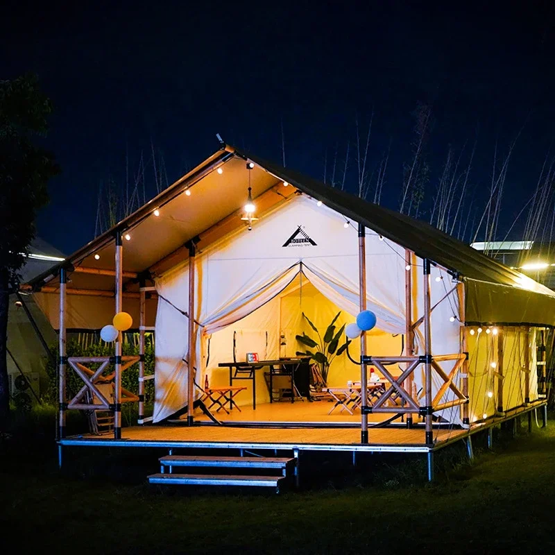 Camping Tent House Camping Homestay Holiday Camp Wooden Hotel Light Luxury Wild Luxury Tent