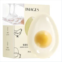 Egg Handmade Whitening Soap Collagen Cleansing Soap Natural Organic Collagen Soap 80g Face Bathing Soaps Wholesale Collagen Soap