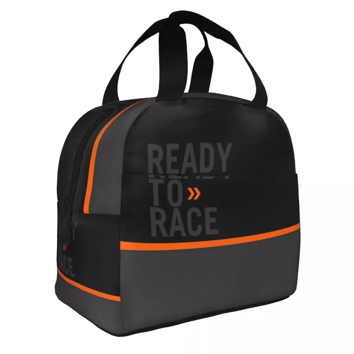 

Ready To Race Lunch Bag Portable Cooler Warm Thermal Insulated Lunch Box for Women Kids School Work Picnic Food Tote Bags