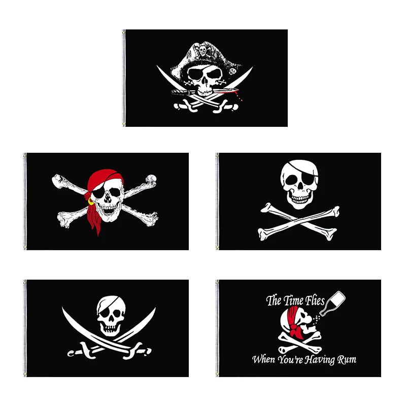 Halloween Jolly Roger Flag Skull Head Pirate Hat Felt Child Adult Cosplay Blindfold Pirate Hook Plastic Toy Halloween Decor Prop